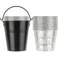 thumbnail image 1 of 15-Pack Liners & Replacement Traeger HDW152 Drip Grease Bucket for Traeger 20/22/34, Pit Boss, etc Pellets Smoke (Black 15), 1 of 9