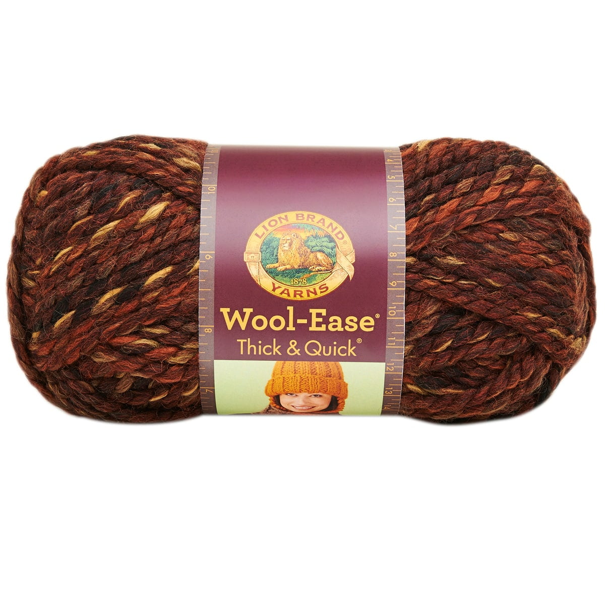 15 Pack: Lion Brand® Wool-Ease® Thick & Quick® Variegated Yarn