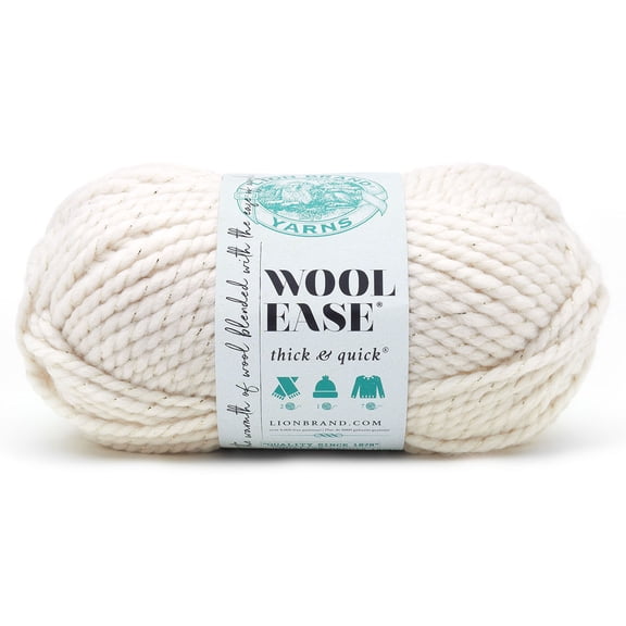 Lion Brand Wool-Ease Thick & Quick Yarn, Prints, Stripes & Metallics, 15 Pack