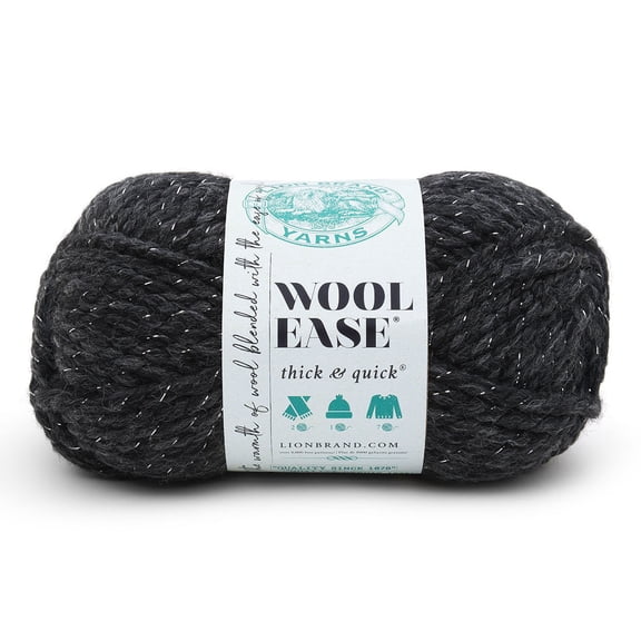 Lion Brand Wool-Ease Thick & Quick Yarn, Prints, Stripes & Metallics, 15 Pack