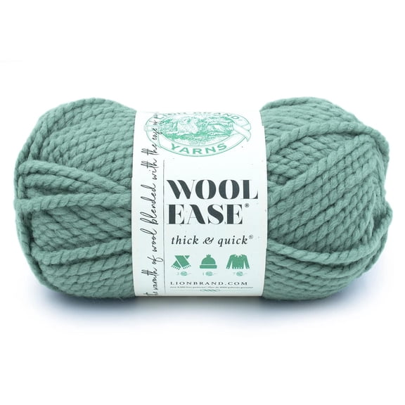 Lion Brand Wool-Ease Thick & Quick Yarn, Solids, 15 Pack