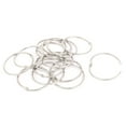 thumbnail image 1 of Unique Bargains 15Pcs Loose Leaf Binder Rings 2 Inch Metal Book Rings Binding Rings for Index Card, Flashcard, Shower Curtain, Keyrings, 1 of 3