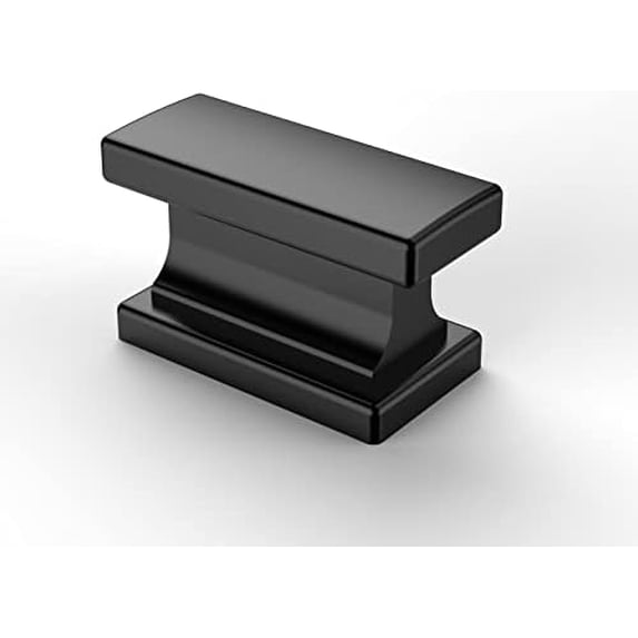 12-Pack Matte Black Cabinet Knobs – Zinc Alloy Drawer Pulls With 2 Screw Lengths, For Vanity, Kitchen, Closet Doors