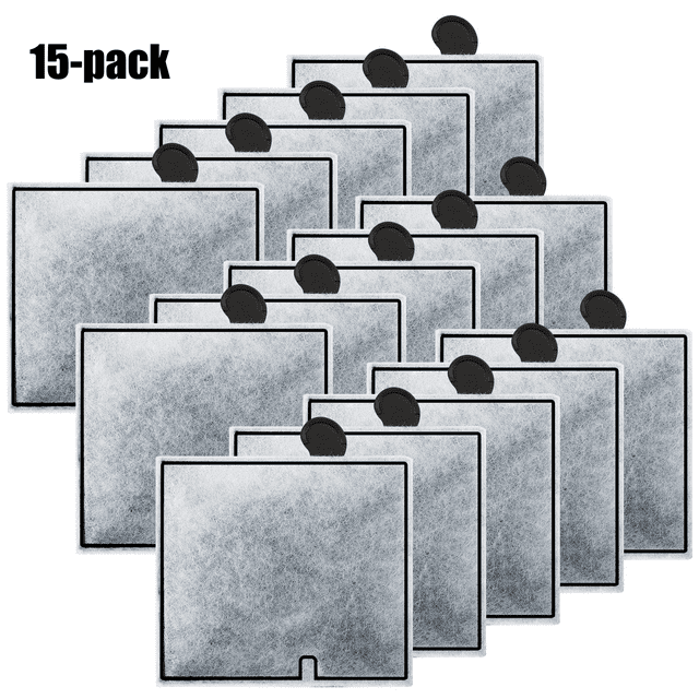 15 Pack Medium Filter Cartridges for Aqueon, Replacement Filter