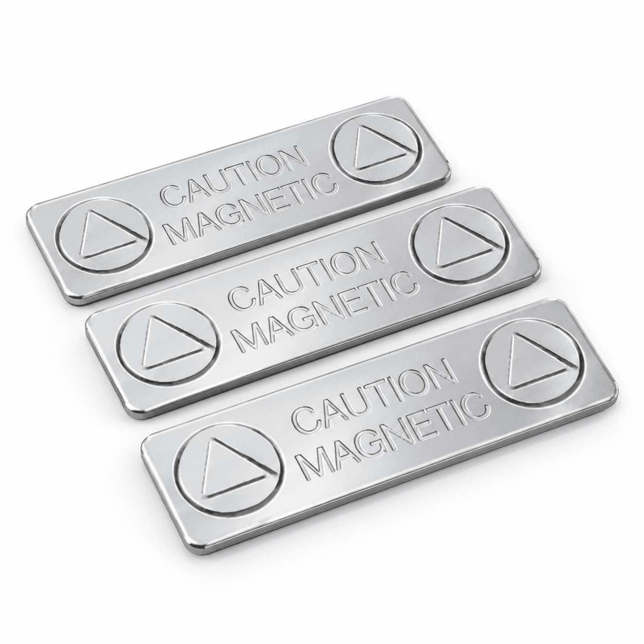 15 Pack Name Badge Attachment Plates with Adhesive and Magnetic Backing ...