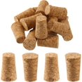 thumbnail image 1 of 15 Pack Natural Soft Wood Corks, Tapered Cork Wooden Beer Bottle Stopper for Wine Making Craft, Leakproof, 1 of 5