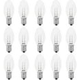 thumbnail image 1 of 15 Pack Night Light Bulbs 7 Watt Clear Light Bulbs for Night Lights,Window Candles,Decorative Candle Light Bulbs- E12 Base C7 Replacement Bulbs - 7 Watt Warm White Small Light Bulb, 1 of 7