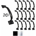 thumbnail image 1 of 15 Pack, Premium Black Pull Handle 5-3/4" Utility Door Pulls, Black Handles For Home Improvement, Barn Door Hardware With Screws, 1 of 3