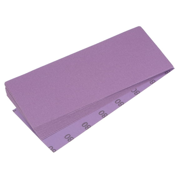 15 Pack Purple Sanding Sheets 180 Grit 9" x 3.7" Aluminum Oxide Sandpapers Wet Dry Polish