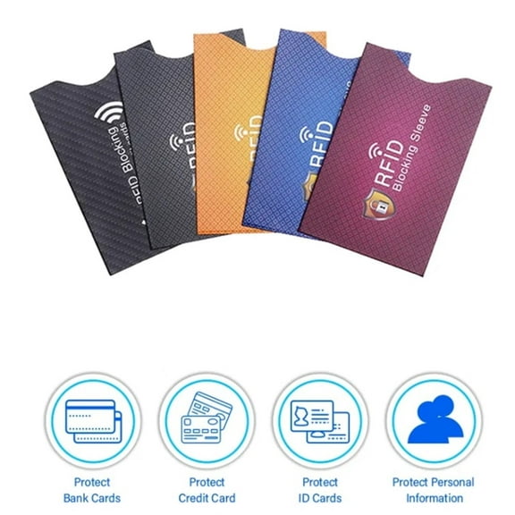 15-Pack RFID Blocking Sleeves Slim Credit Card Protectors for Identity Theft Protection, Secure & Durable Design TIKA