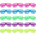 thumbnail image 1 of 15 Pack Shutter Shades Glasses 80s Party Favors Plastic Glasses for Kids Neon Shutter Party Glasses for Adults Hora Loca Party Supplies Neon Sunglasses Accessories Last Day of School Party, 1 of 6