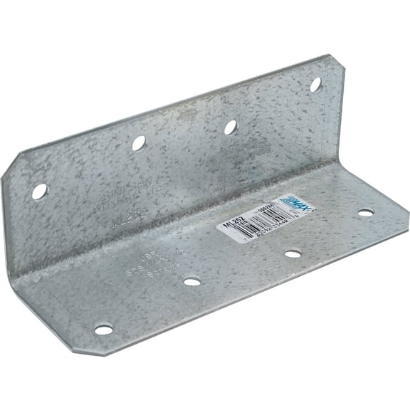 Simpson Strong-Tie ML26Z Angle Bracket 2x6 Brace - Z-Max Finish - 15 Pack, 6 In.