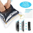 15 Pack Space Saver Bags Vacuum Storage Bags, Travel Compression Bags