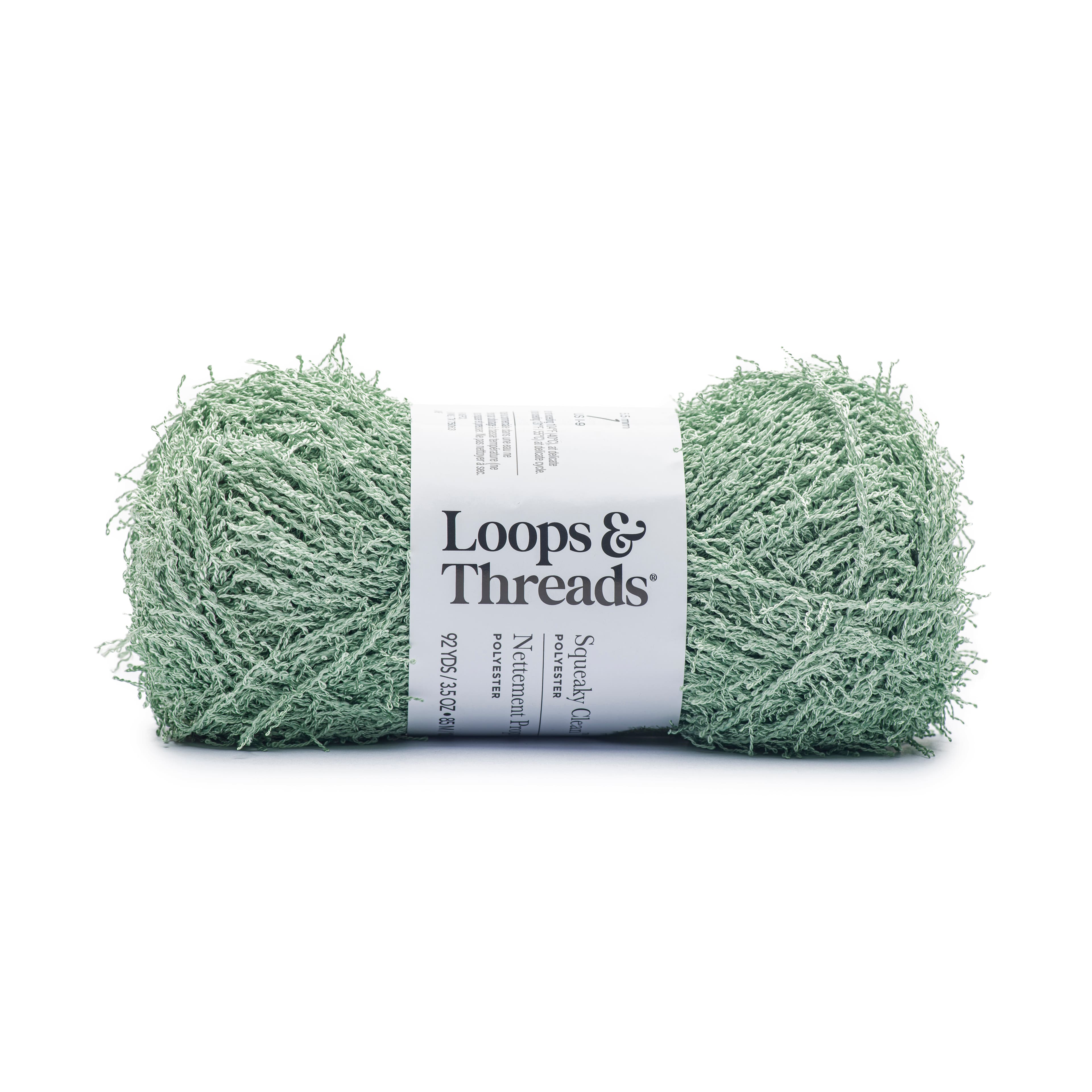 15 Pack Squeaky Clean™ Solid Yarn by Loops & Threads®