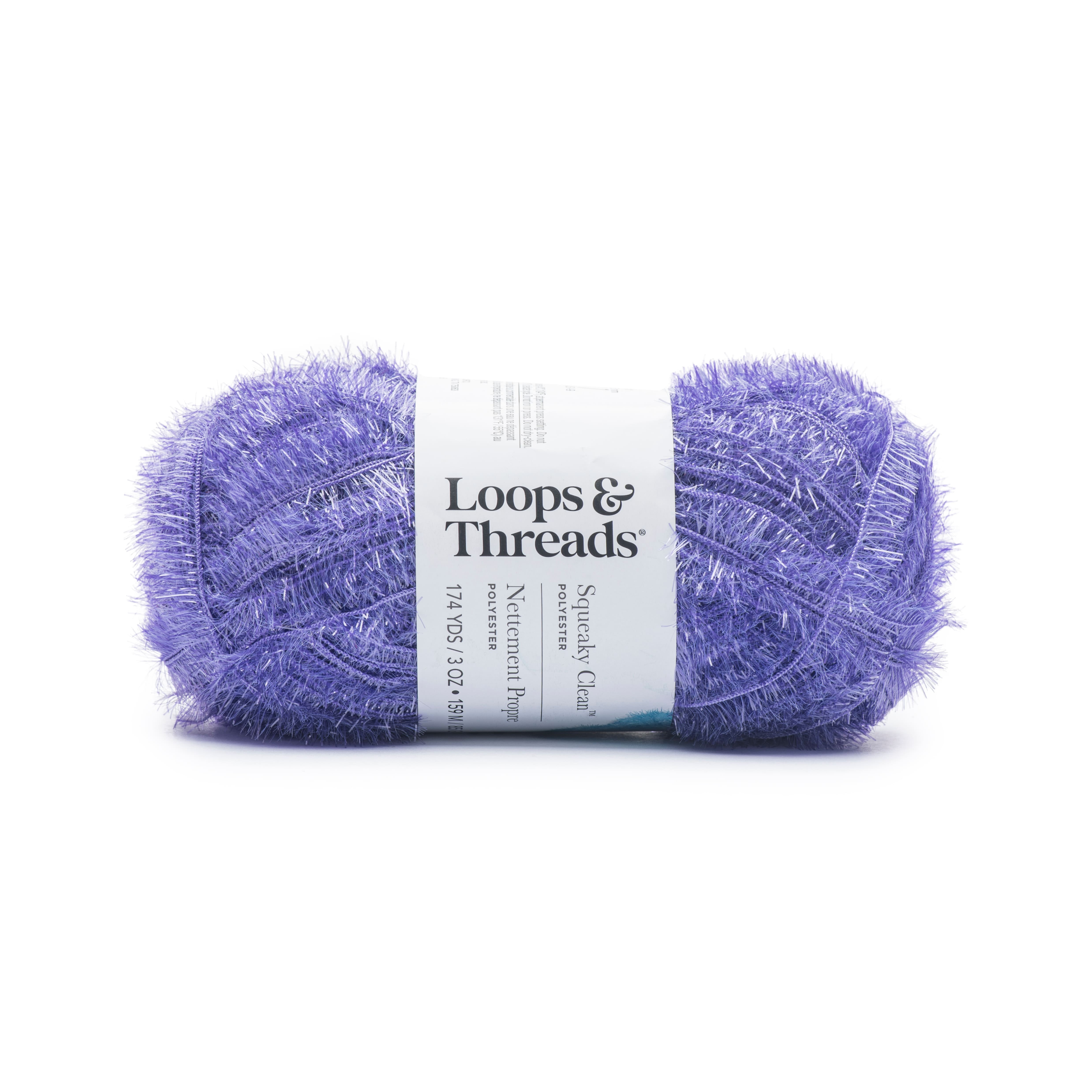 Loops & Threads Eco Cozy Watercolors Colorful Yarn- Violet Blooms 145yds 1  Skein