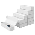 thumbnail image 1 of 15-Pack Trading Card Storage Box, 1100 Count White Corrugated Cardboard Bulk Sports Storage Box for TCG/Magic/Mtg Basketball Cards, Collectible Trading Cards, 1 of 6