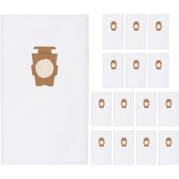 15 Pack Vacuum Cleaner Bags Compatible with Kirby Vacuum Bags 204811, 204814, 204808 Style F, Fit for All Kirby Sentria Vacuum G Series, Avalir (15 Bags)