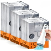 SUDILO 15 Pack Vacuum Storage Bags with Cordless Rechargeable Pump, 3 Sizes Space Saver Compression Bags for Clothes Bedding Travel Luggage