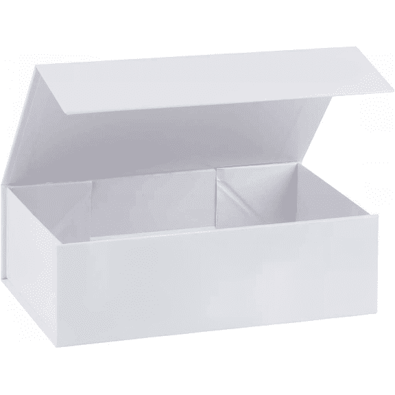 15 Pack White Magnetic Gift Box with Lid 9.5 x 6 x 3 Inches
