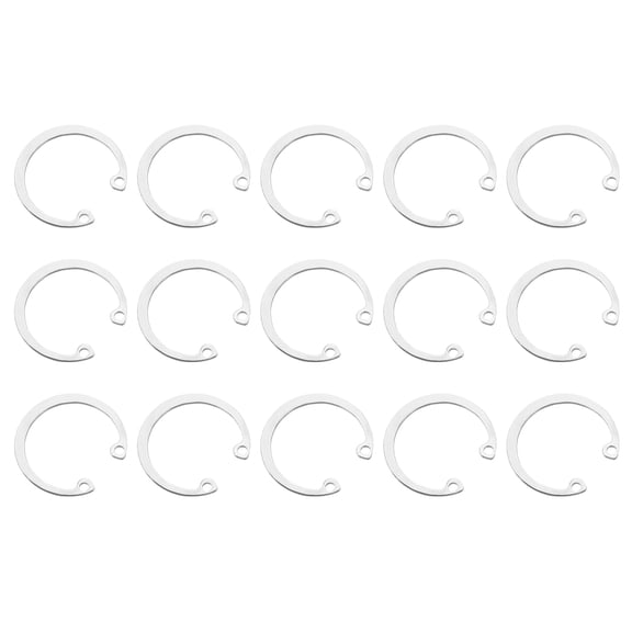 15 Pack34mm Internal Retaining Ring Circlip, Internal Circlip Snap Rings, Silver