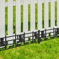 thumbnail image 1 of 15 PackBarrier Fence, 8in(H) X 24 in(L) Decorative Garden Fence, Frog Pattern Fence Garden Fence Border, Dog RabbitsFence, T Shape, 1 of 9