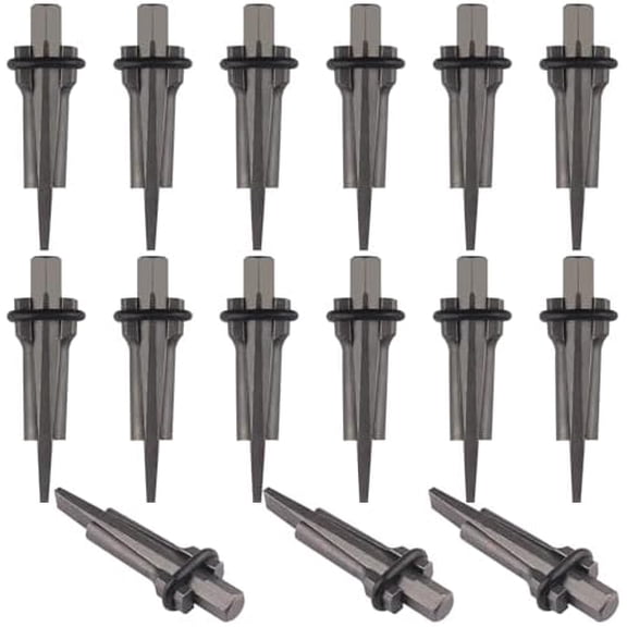 15 Packs 5/8 inch Stone Splitter, Wedge and Feather Shims, Concrete Rock Stone Splitter Hand Tools, by.$$Tools