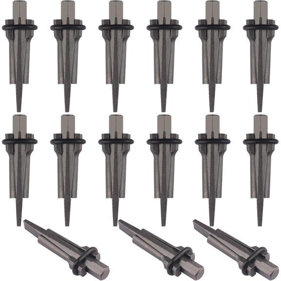 15 Packs 5/8 inch Stone Splitter, Wedge and Feather Shims, Concrete Rock Stone Splitter Hand Tools, by.