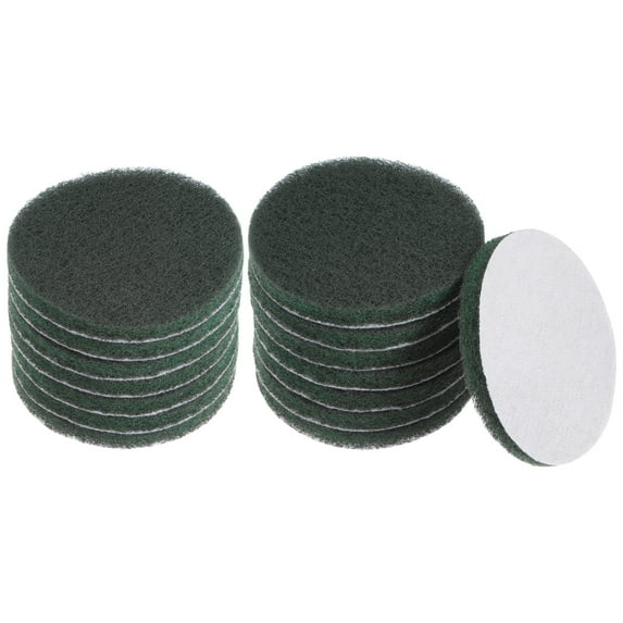 15 Packs Drill Power Brush 4 Inch Tile Scrubber Scouring Pads 400-600 Grit for Household Cleaning