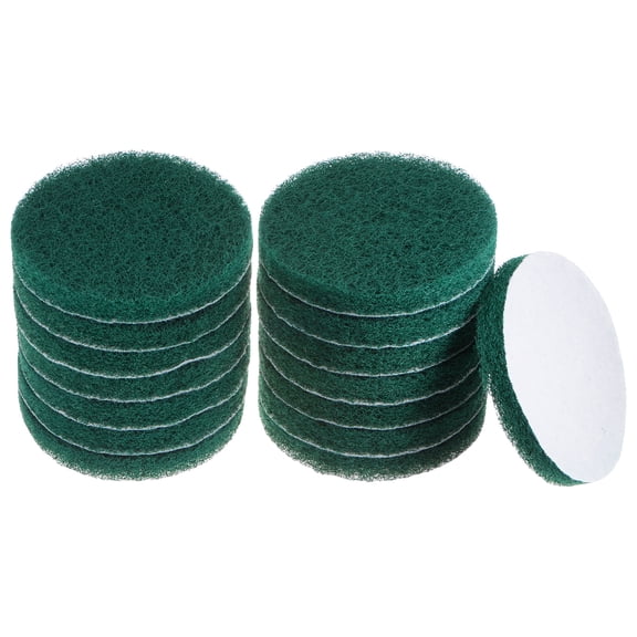 15 Packs Drill Power Brush 5 inch Tile Scrubber Scouring Pads 150-240 Grit for Household Cleaning