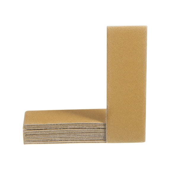 15 Packs Micro Detail Sander Paper 240 Grit 3.5 x 1.2 Inch Finger Sander Sandpapers Hook Loop Back Works