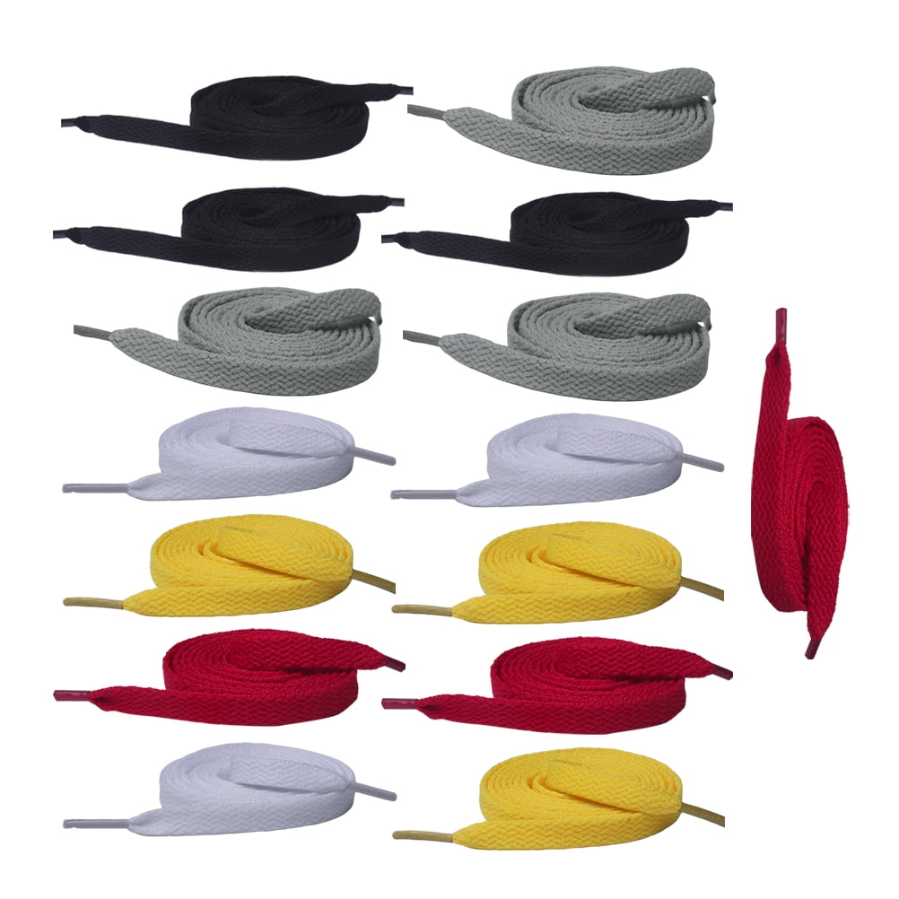 15 Pairs 120cm Colorful Shoe Laces Casual Sneaker Shoelaces Strings