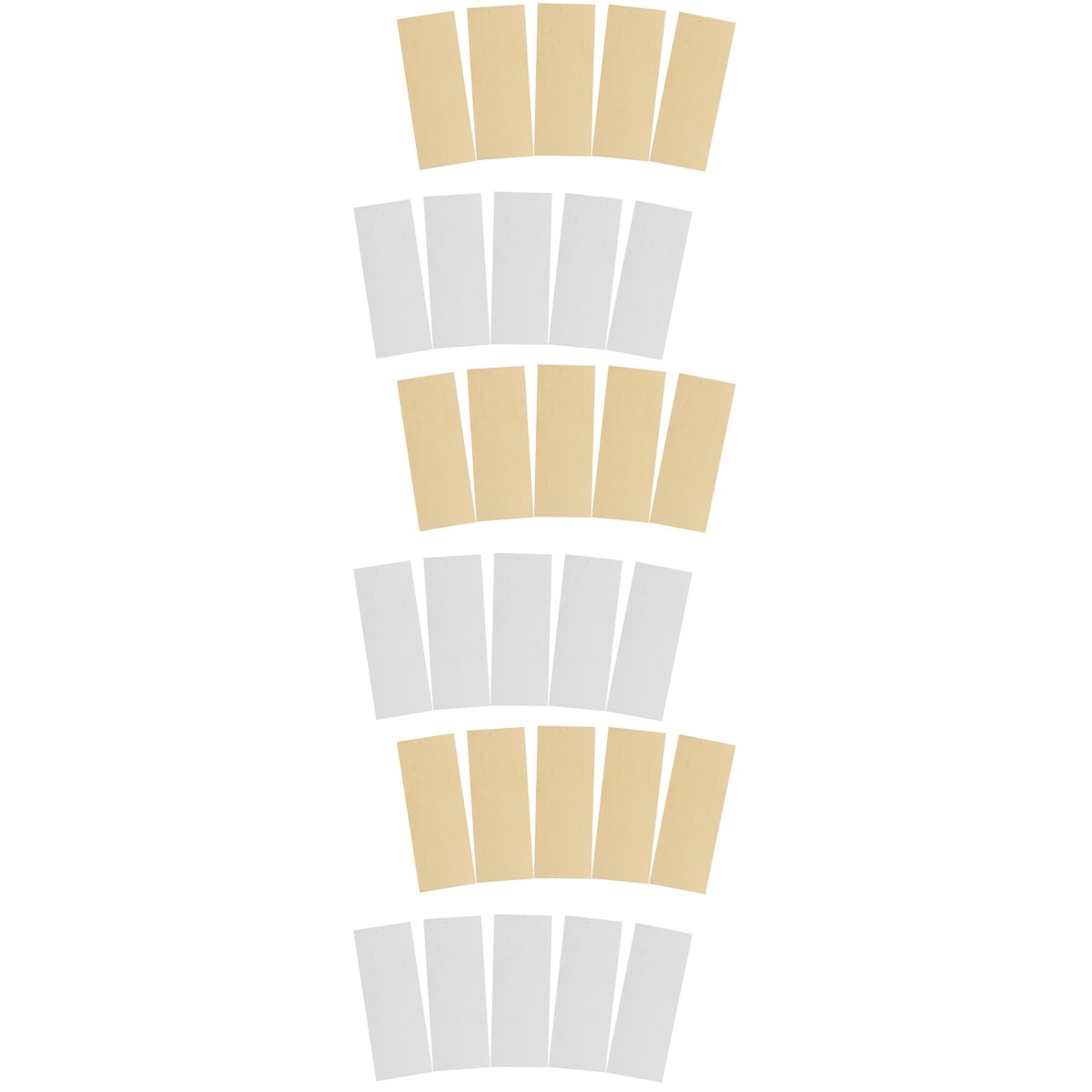 15 Pairs Electrode Strip Zinc Sheet Copper Sheet For Electroplating Plating