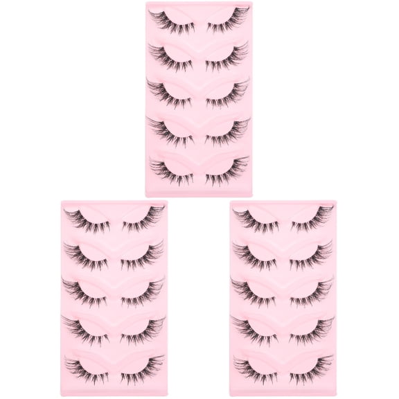 15 Pairs Fake Eyelashes Artificial Lashes Fake Lashes Makeup Lashes Fake Lash Strip