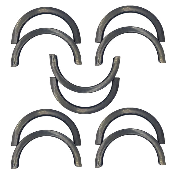 15 Pairs of Plastic Skateboard Deck Cover Skateboard Front and Strip Plastic Anti-collision Strip