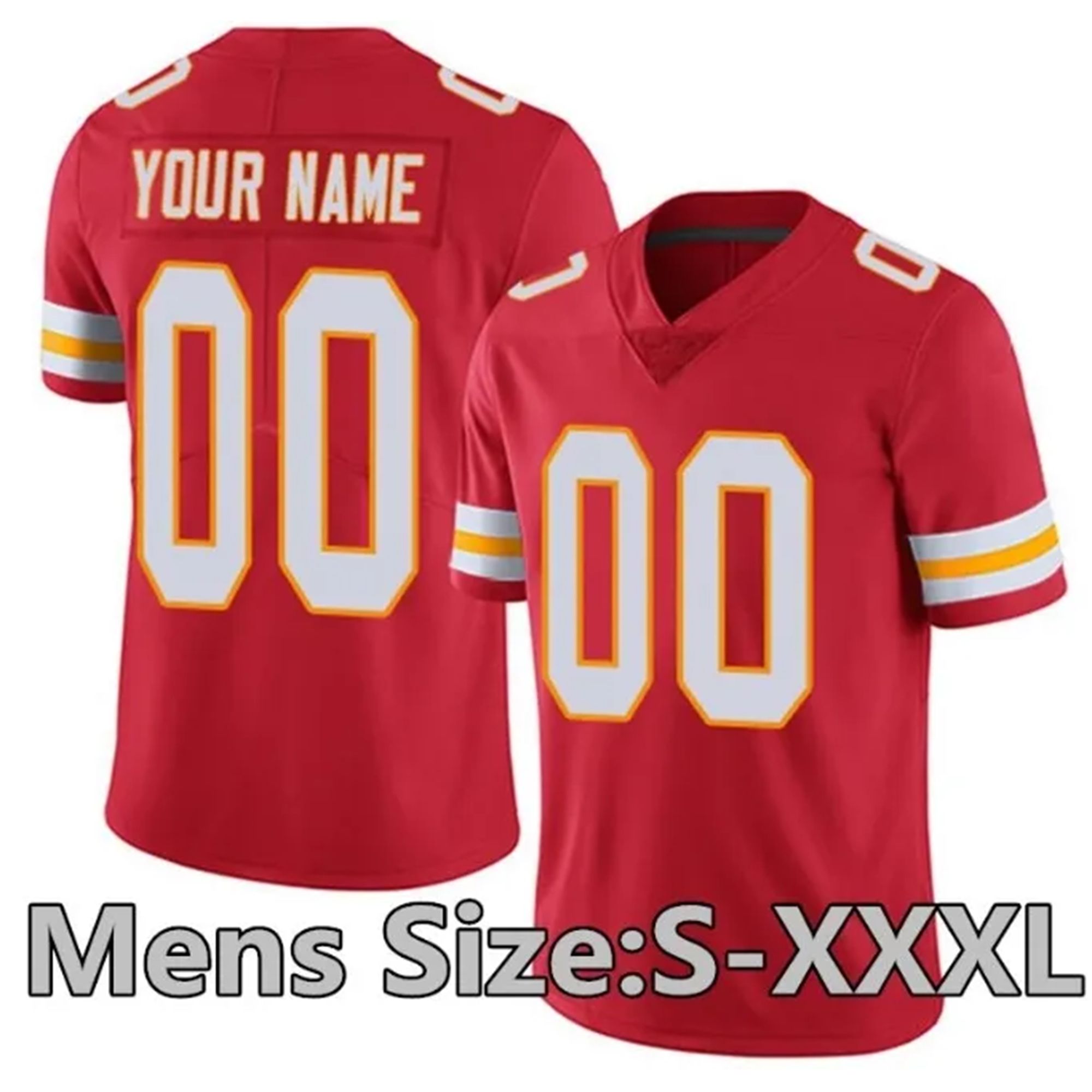 15 Patrick Mahomes Travis Kelce Isaih Pacheco Men Football Jersey