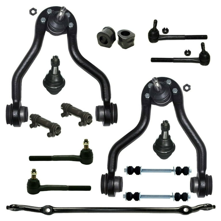 16 Pc Complete Rear Front Suspension Kit Sway Bar Link Upper Lower