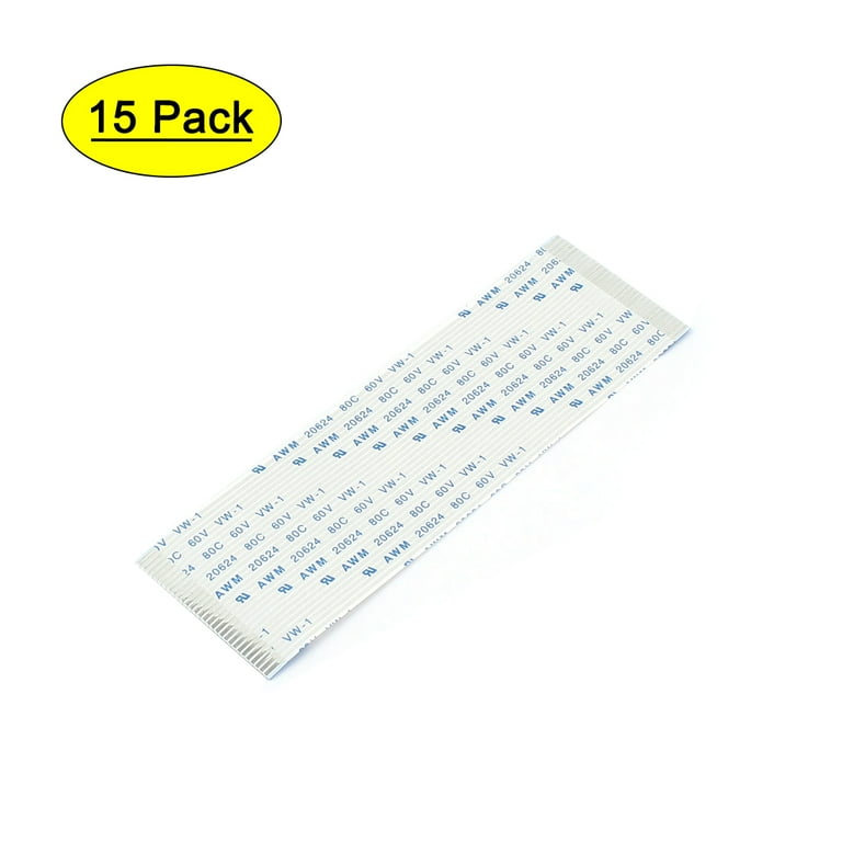 5Pcs 30cm 26Pin 0.5mm Pitch FFC FPC Flexible Flat Cable AWM 20624 80C 60V VW-1 E - Foto 5