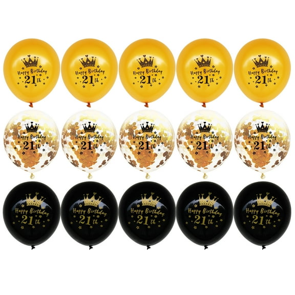 Raindrops Assorted Color Number Printed Latex Balloons for Decoration Create Party Atmosphere 15pcs