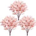 thumbnail image 1 of 15 Pcs 21Inch Long Artificial Eucalyptus Stems Pink Faux Greenery Stems with Leaf Silver Dollar Eucalyptus Plant for Home Kitchen Indoor Vase Flower Arrangement Spring Decor Wedding, 1 of 8