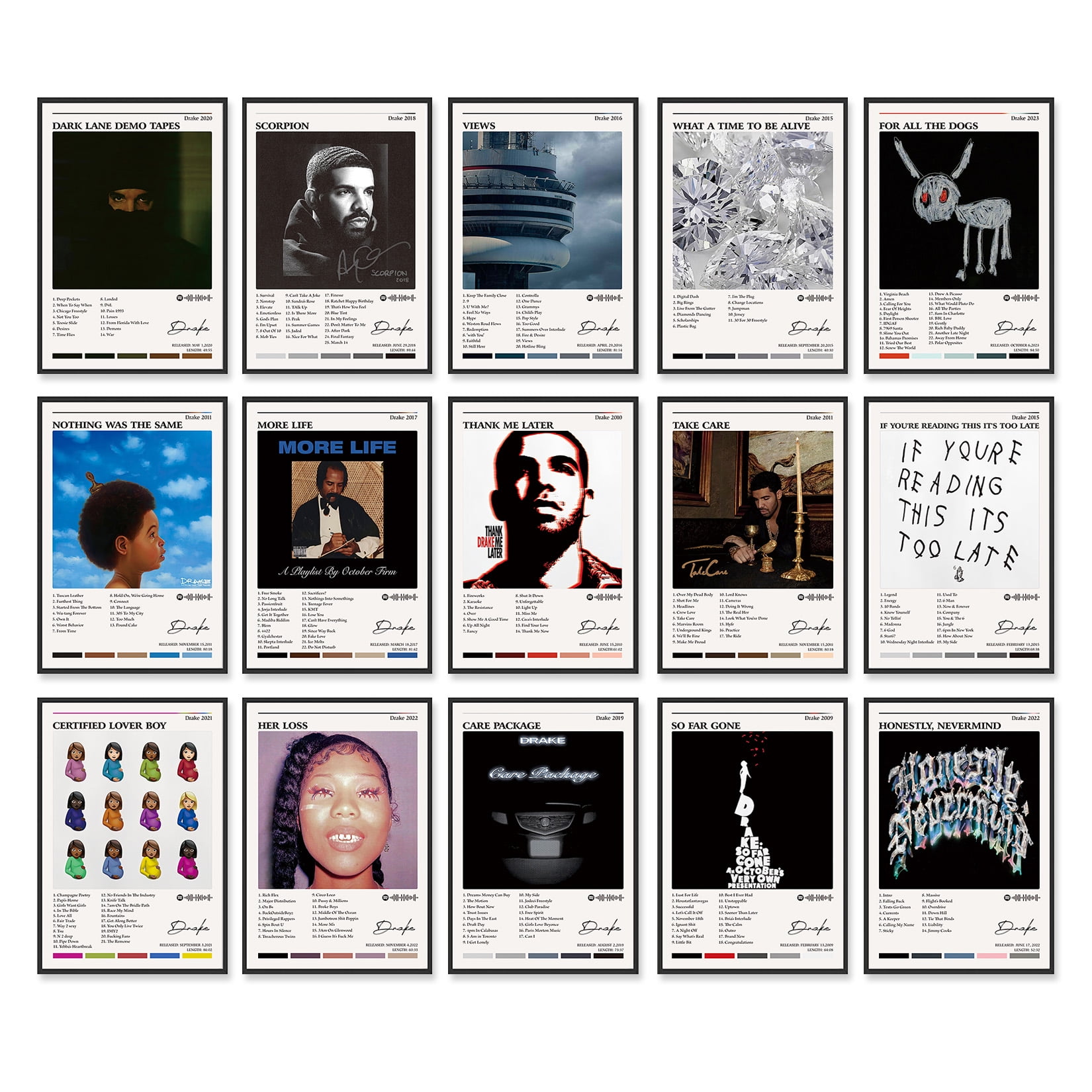 100 Print Album Covers Square Printed Photos 4x4 Inches