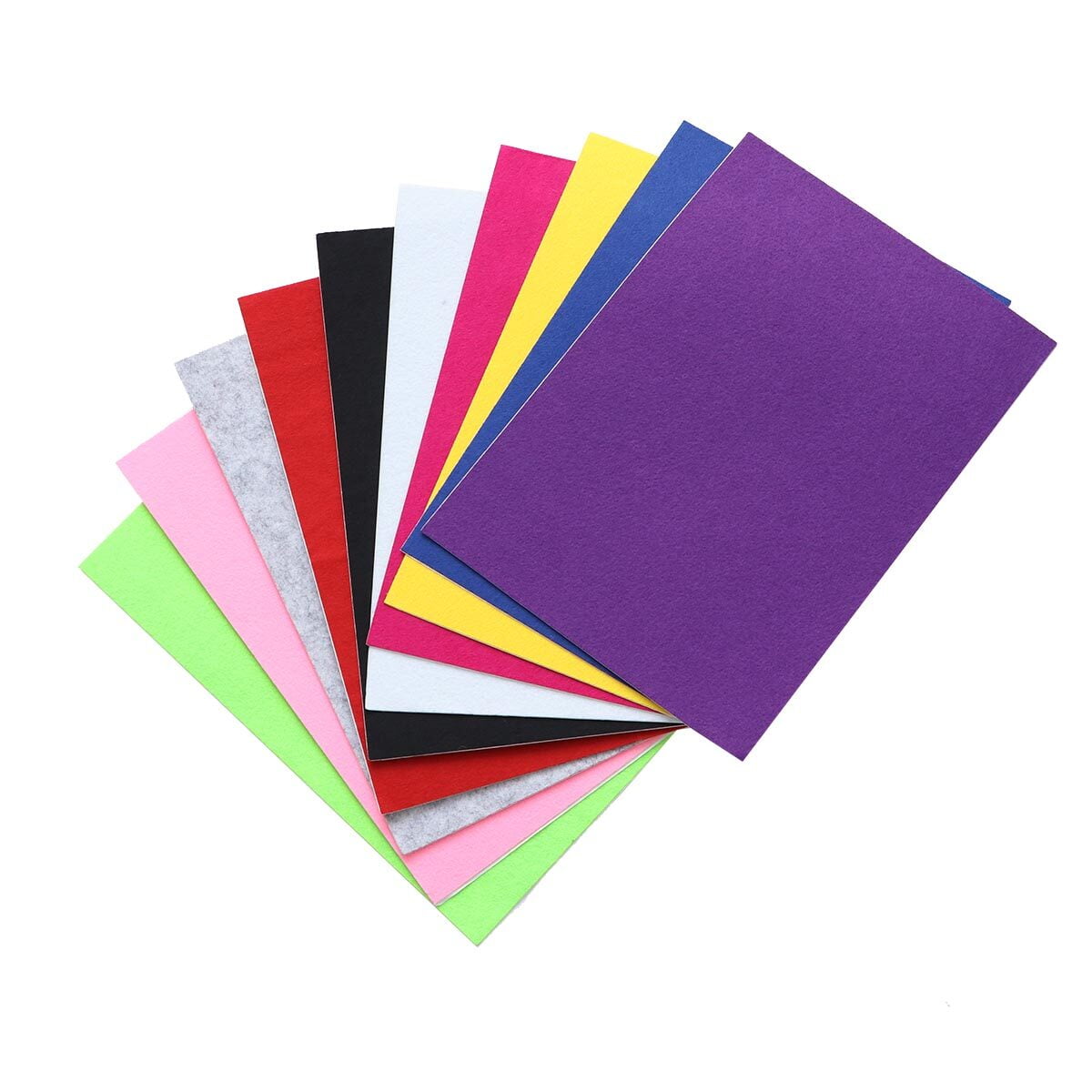 Multi color Adhesive Backed Felt Fabric Sheets Assorted - Temu