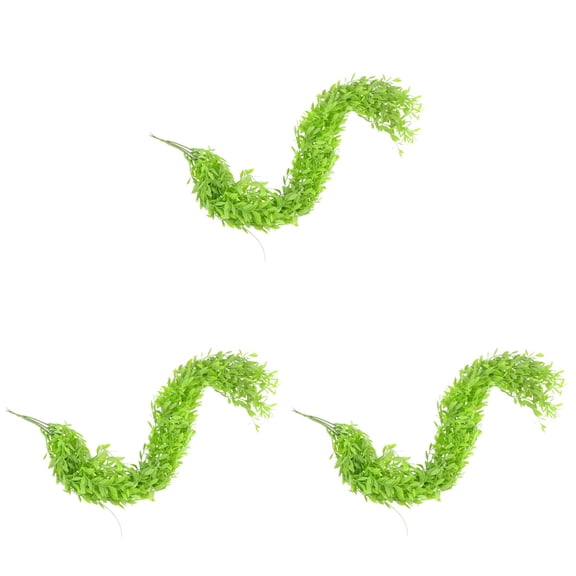 15 Pcs  Artificial Hanging Plant Simulated Weeping Willow Hanging Floral Decor