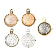 15 Pcs Bronze Watch Pendant Style DIY Use Bracelet Accessory for Jewelry Making
