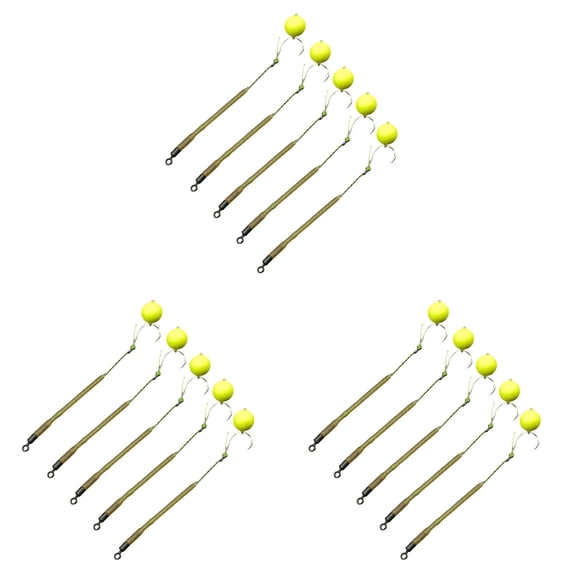 15 Pcs Carp Fishing Hair Rigs Complete Set, Carp Fishing Gear with ...