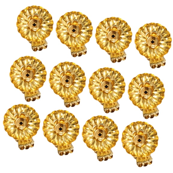 15 Pcs Christmas Candle Holders Metal Clips for Tree Candles Holiday Decoration Accessories