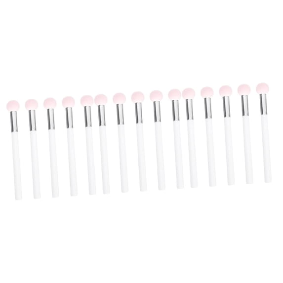 15 Pcs Concealer Brush Makeup Applicator Sticks Glitter Eyeshadow Brush Eyeshadow Smudge Brush Eye Shadow Makeup Applicators Concealer Makeup Tools Makeup Stick Powder Puff Sponge