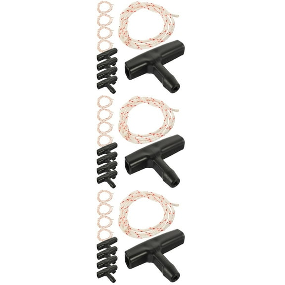 15 Pcs Drawstring Garage Door Cable Attic Ladder Pull Cord Handle Rope Replacement Kit
