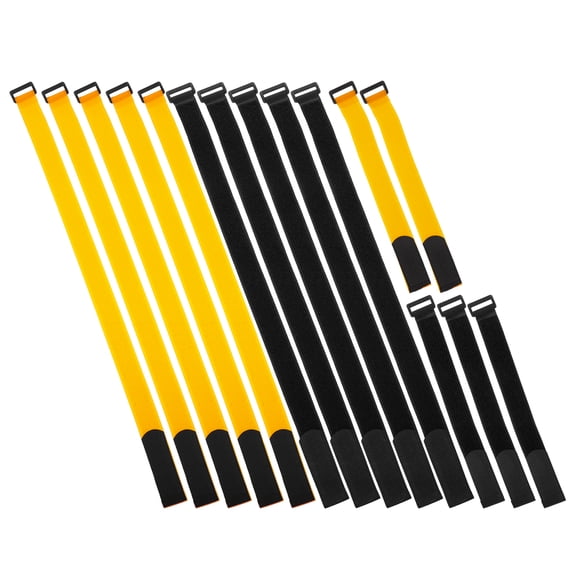 15 Pcs Durable Cinch Strap Bike Wheel Stabilizer Combination Lock Garage Mount Big