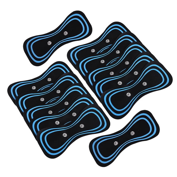 15 Pcs EMS Neck Massager Replacement Pads, Mini Cervical & Back Massager Pads for Muscle Relaxation, Self-Adhesive Patch