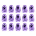 thumbnail image 1 of 15 Pcs Glow in The Dark Ghost Figures | Mini Halloween Party Favors Set | Resin Ornaments | Cute Ghost Decorations | Bulk Halloween Toy Figurines(Purple), 1 of 7